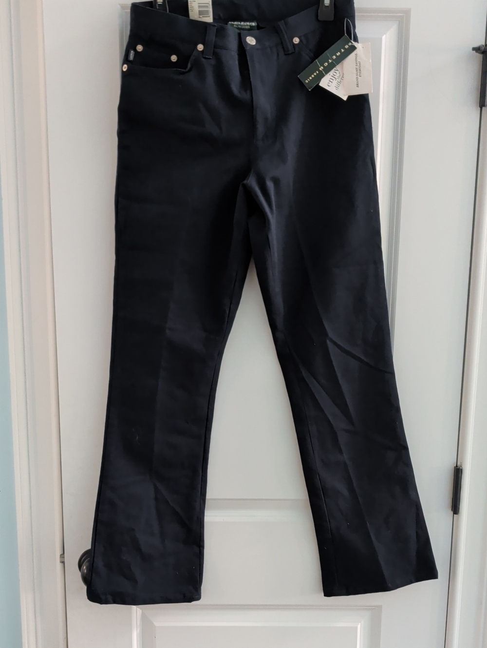 Brand New Ralph Lauren Navy Blue Boot Cut Jeans